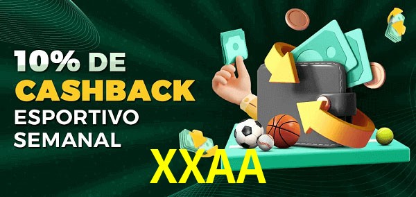 10% de bônus de cashback na XXAA